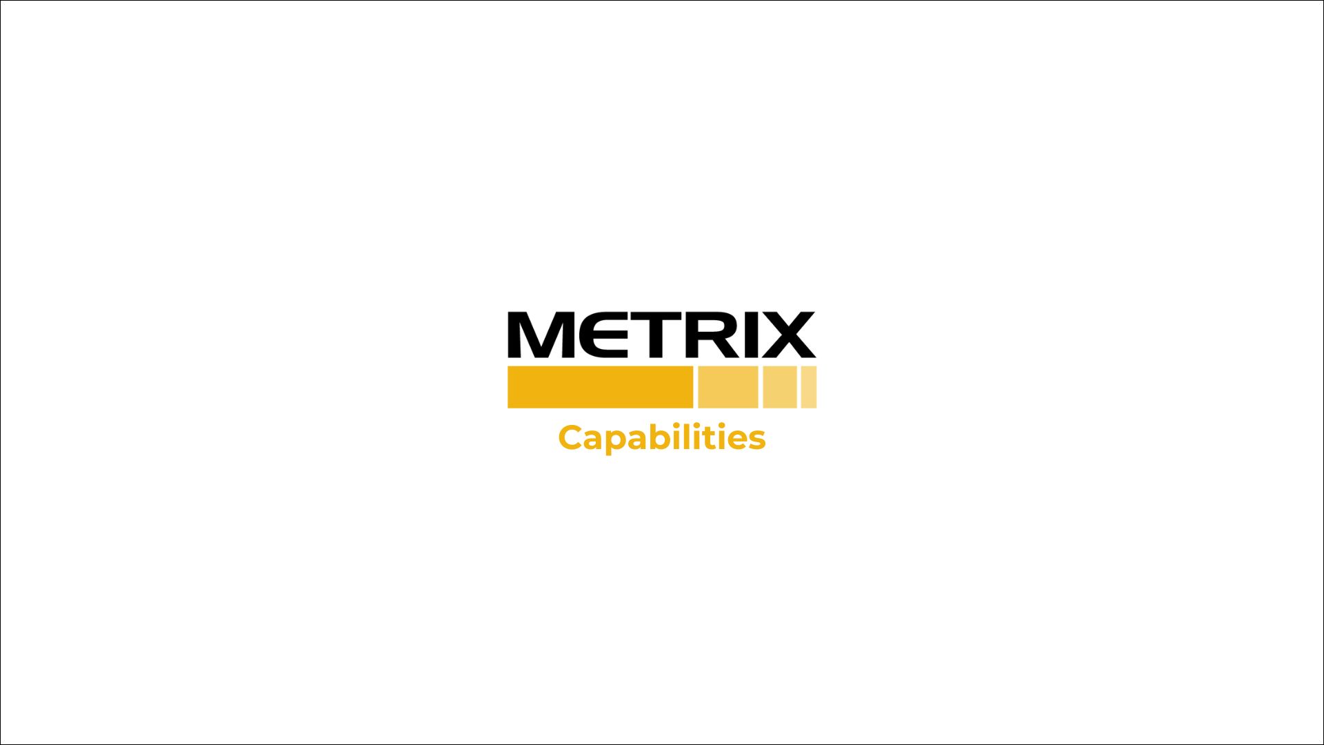 Metrix 产品概述视频